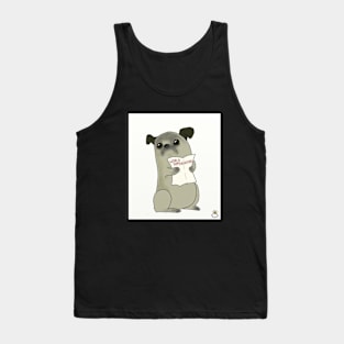 This pug mean business Tank Top